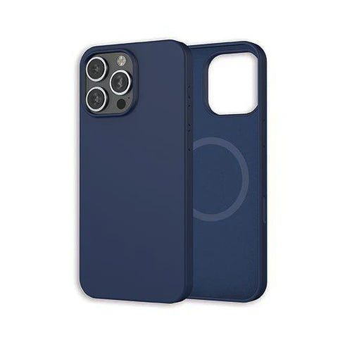 Coque silicone MagSafe iPhone 16 Pro Max - Bleu-0